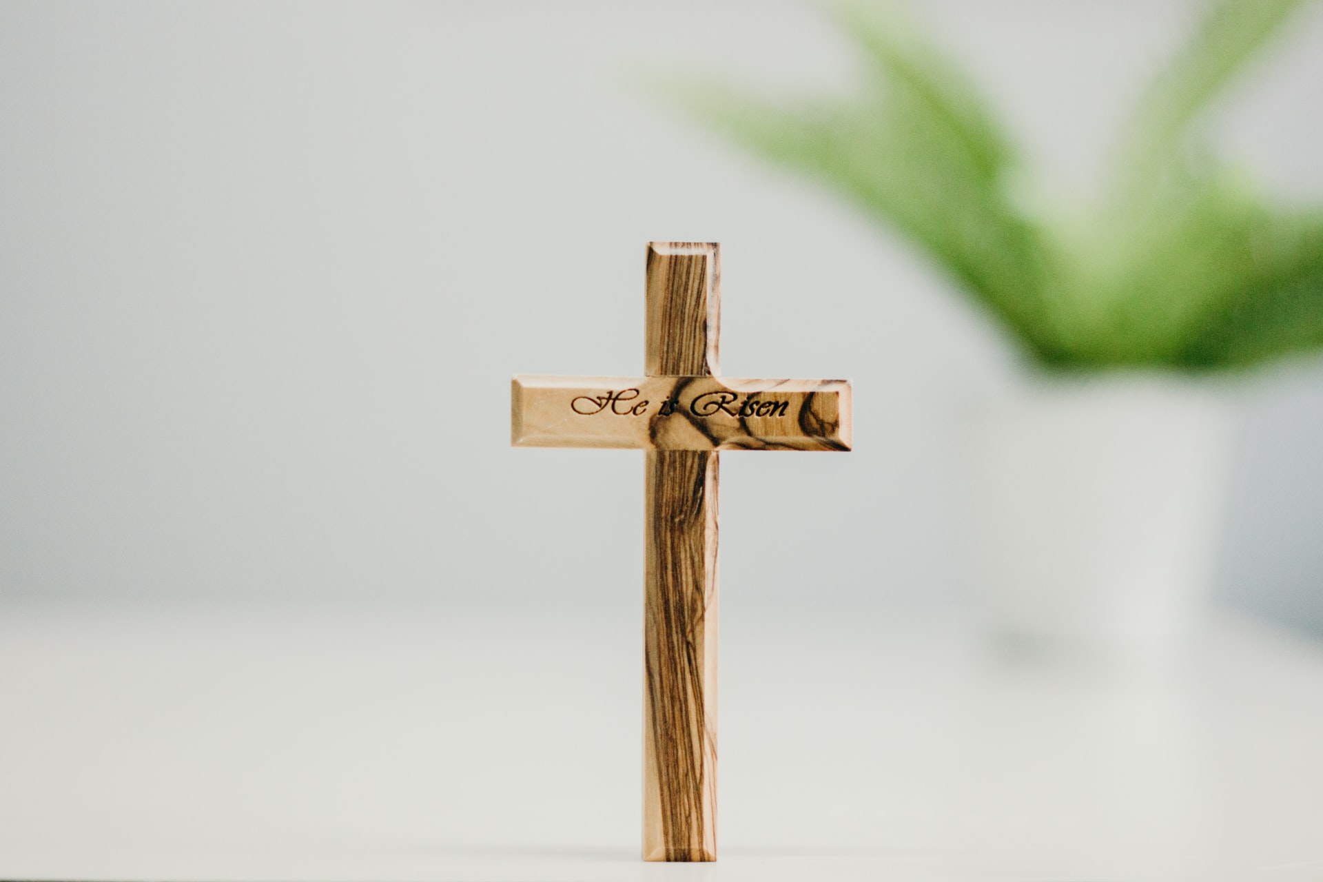 Easter cross - He is Risen