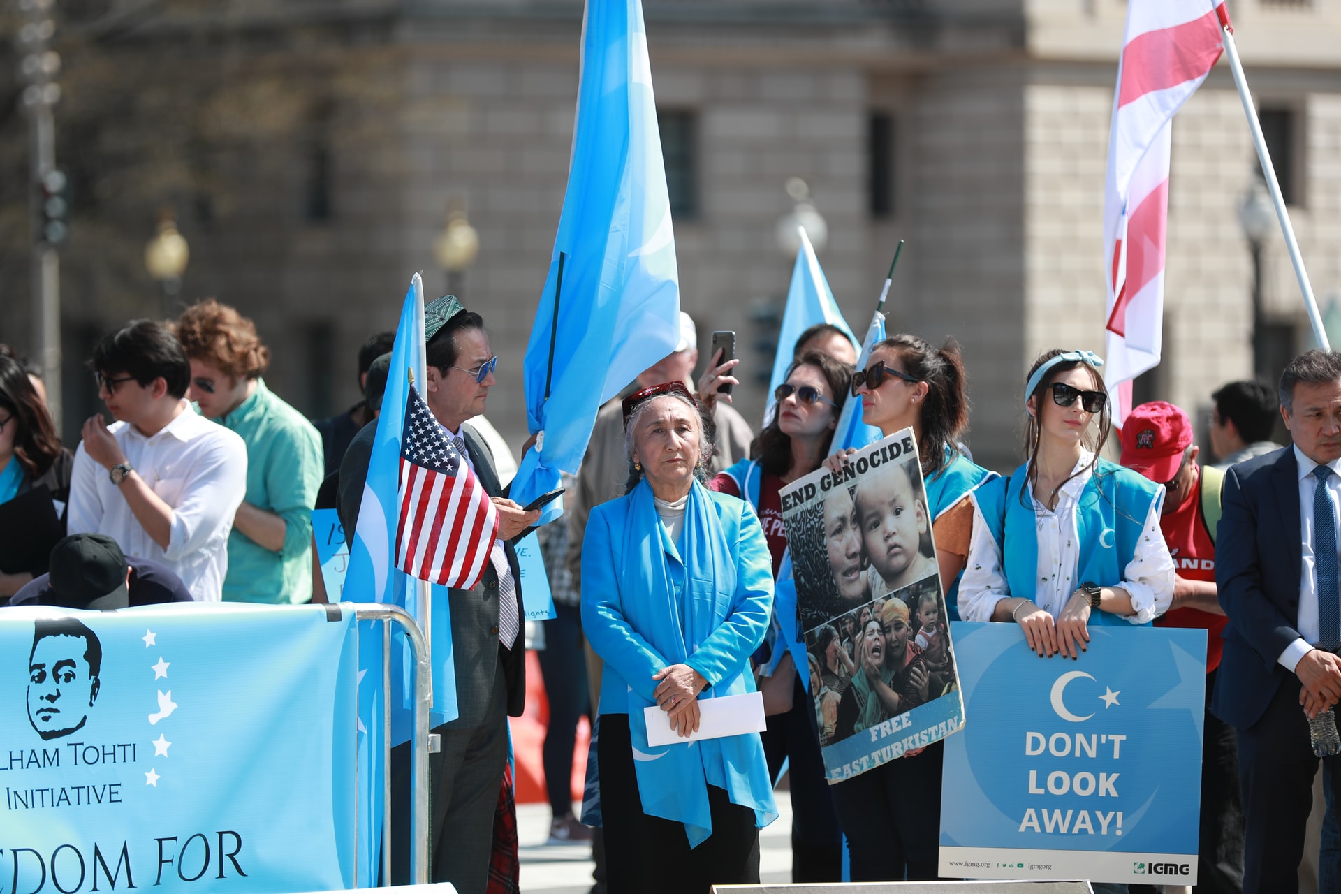 Uyghur rally - CCP China - genocide